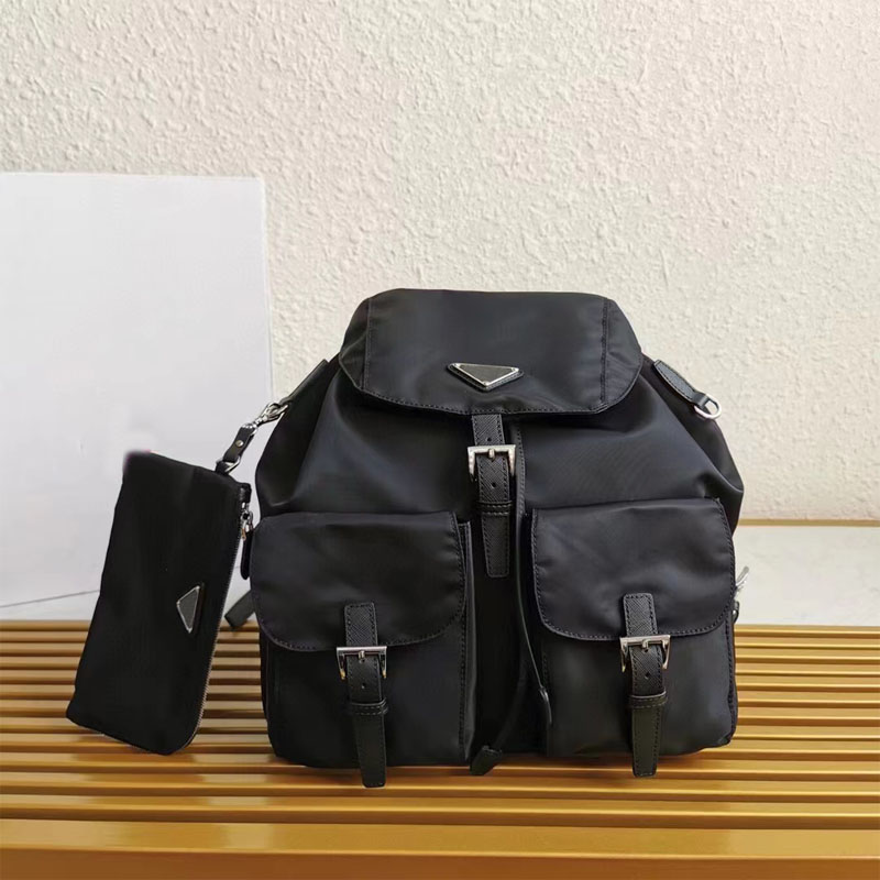 

Womens Backpack School Bags Fashion Designer bag Handbag Wallet Large Capacity Luggage Bag Luxury Men Backpacks Nylon back packs Totes Crossbody purse, 30-black