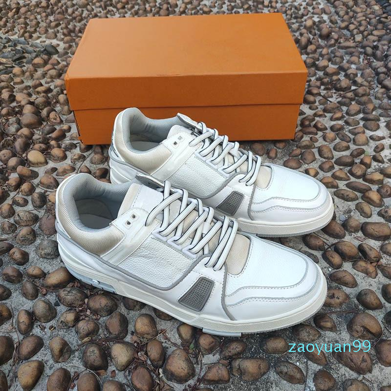 

Embossed crocodile leather shoes men's flat bottom casual shoes rubber outsole gel more comfortable outdoor leisure sneakers