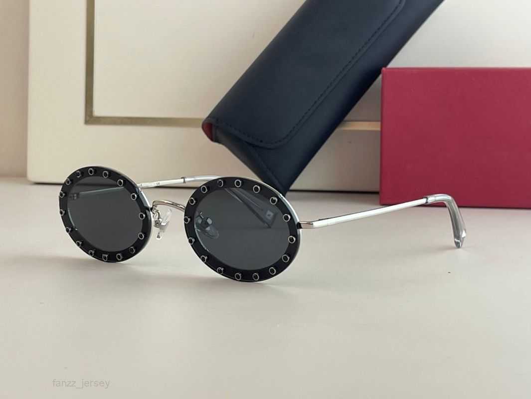 

Fashion Vintage Round Sunglasses Designer Woman Classic Big Frame Luxury Brand Carti Sun Glasses Carter Travel Eyewear Female UV400 good