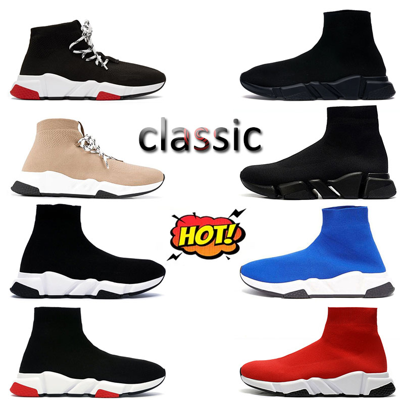

Designer socks Casual shoes Platform men mens woman Triple Black lace-up triple beige Blue Full Red White trainer runner sneaker womens Sneakers speeds booties 35-45, A27 clear sole black white
