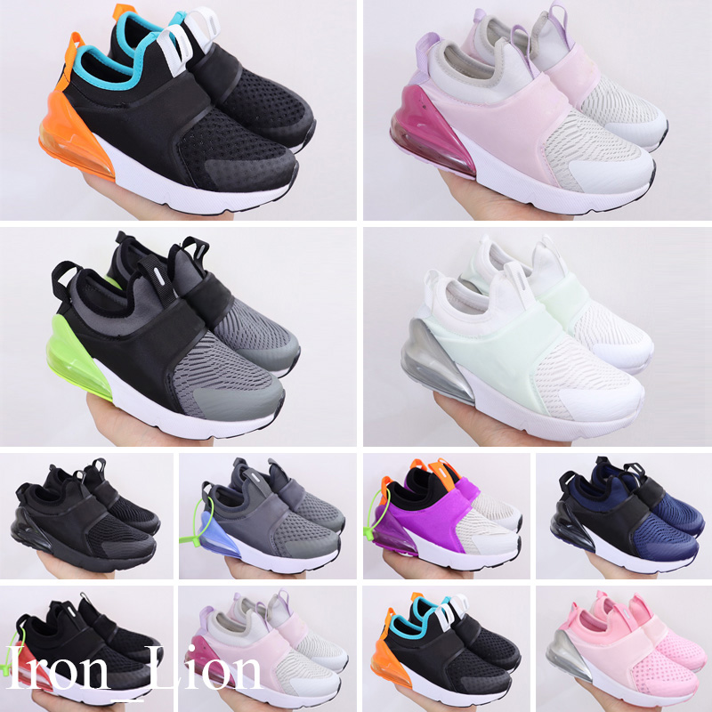Nike Air Max 270 2021 Toddler de haute qualité Chaussures Enfants Statique Gid Chaussure De Sport Pour Enfant Garçons Filles Entraîneurs Casual 2