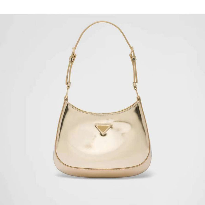

Shoulder Designer Bags Cleo Handbags Classic Flap Underarm Hobo Bags Quality Golden Genuine Leather Fashion Brand Lady Wholesale Handbag Purse Triangular Sequin, Gold