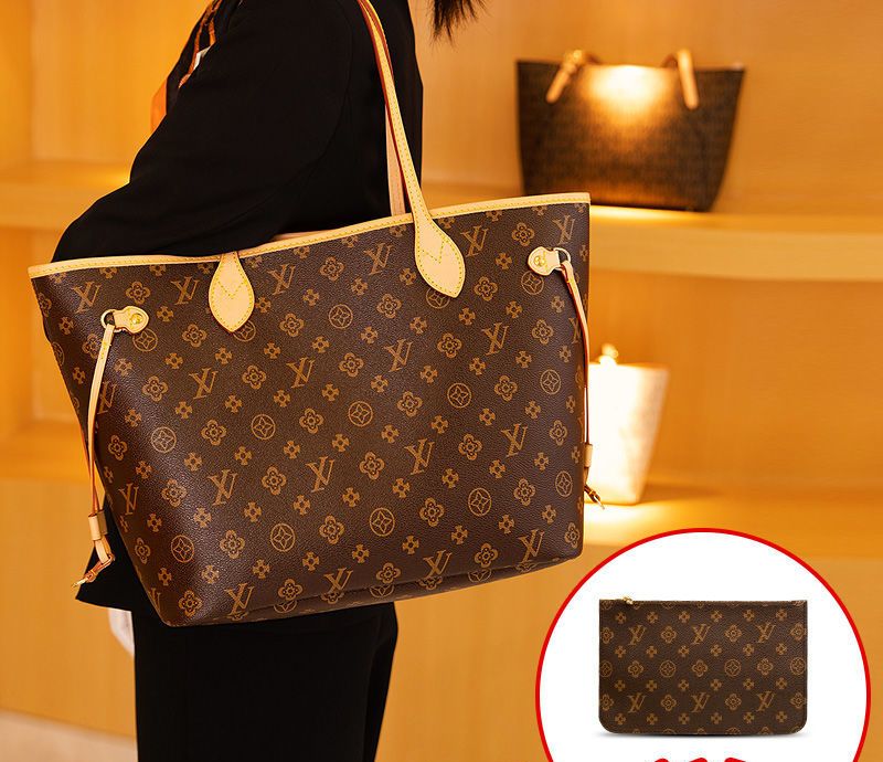 

Top Qualitys shoulder bags Evening Bag Cross Body Wallets tote Leather Patchwork New Men Women handbag designer handbags fashion bag wallet phone bao, Brown flower with wallet