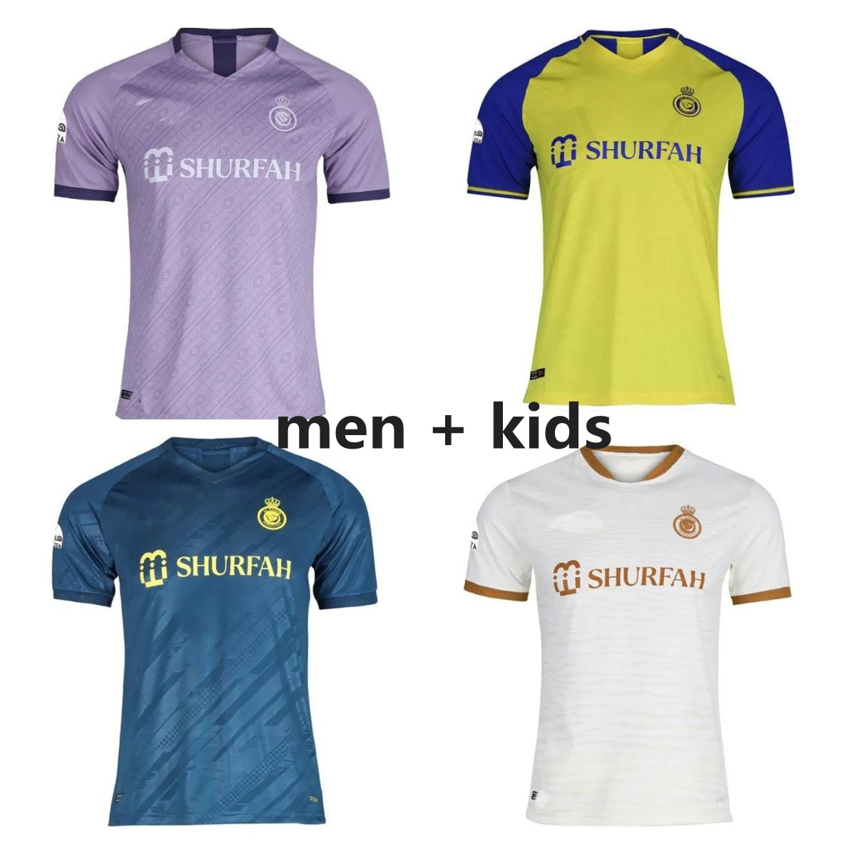 

Al Nassr FC soccer Jerseys Ronaldo 2022 2023 Home yellow away blue third 22 23 CR7 Gonzalo Martinez Talisca Ghislain Konan Vincent Aboubakar men Football shirt unform