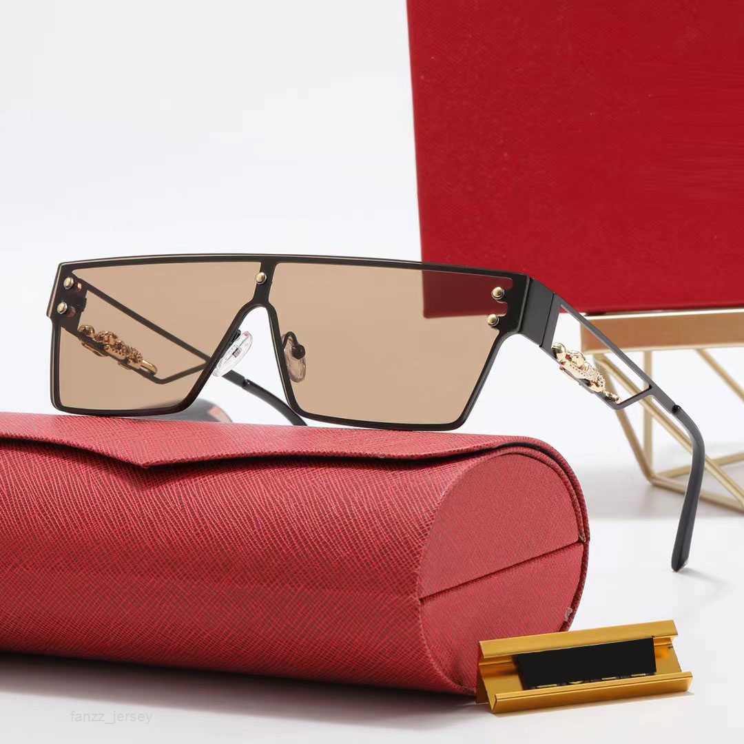 

Panther Sunglasses Designer Women Man Metal Hollow out Leopard Luxury Brand Carti Glasses Mens Women Oversized Big Sunglass Fashion good