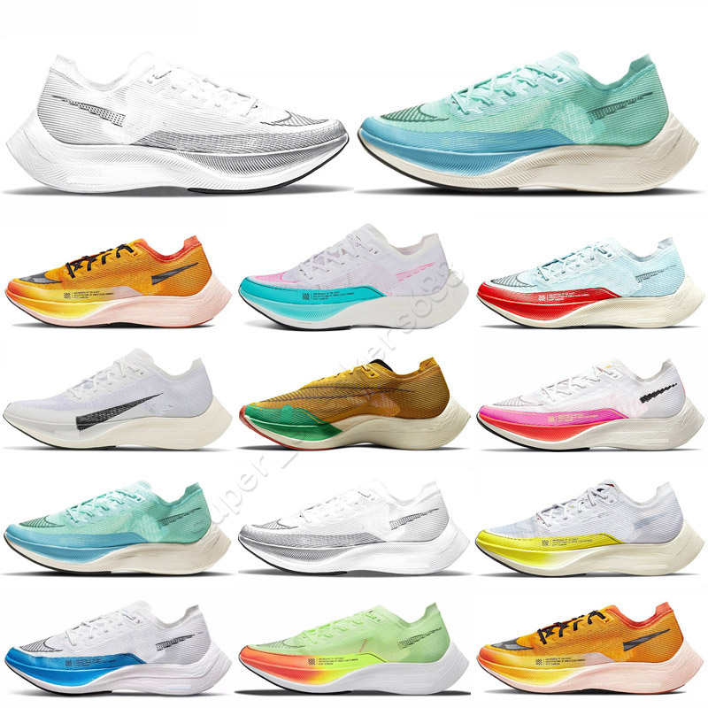 

Zoomx Vaporfly Next% Running shoes Tempo Fly Knit Nature Rawdacious Ekiden Barely Volt White Black Hyper Jade Women Mens Jogging Trainers Off Sneakers, Color 3