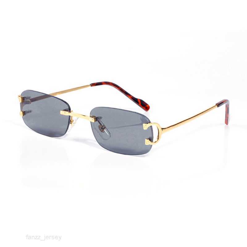

Vintage Designer Sunglasses Women Mens Brand Design Sunglass Carti Glasses Trendy Round Oval Frameless Eyeglasses Unisex Men Woman Gafas De good