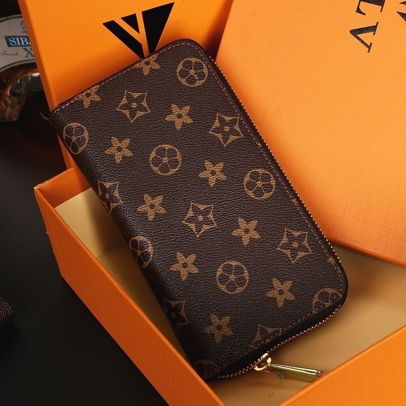 

2023 Fashion flowers designer zipper wallets luxurys Men Women leather bags High Quality Classic Letters coin Purse Original Box Plaid card holder M60171, White+plaid