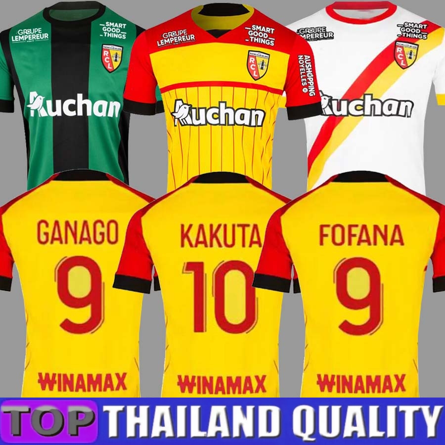

2022 RC Lens third away maillot soccer jerseys 22 23 Saint Barbara special KAKUTA OPENDA 11 GANAGO SOTOCA FOFANA FORTES Football Shirts 2023 kids home BUKSA CABOT, 22 23 away aldult