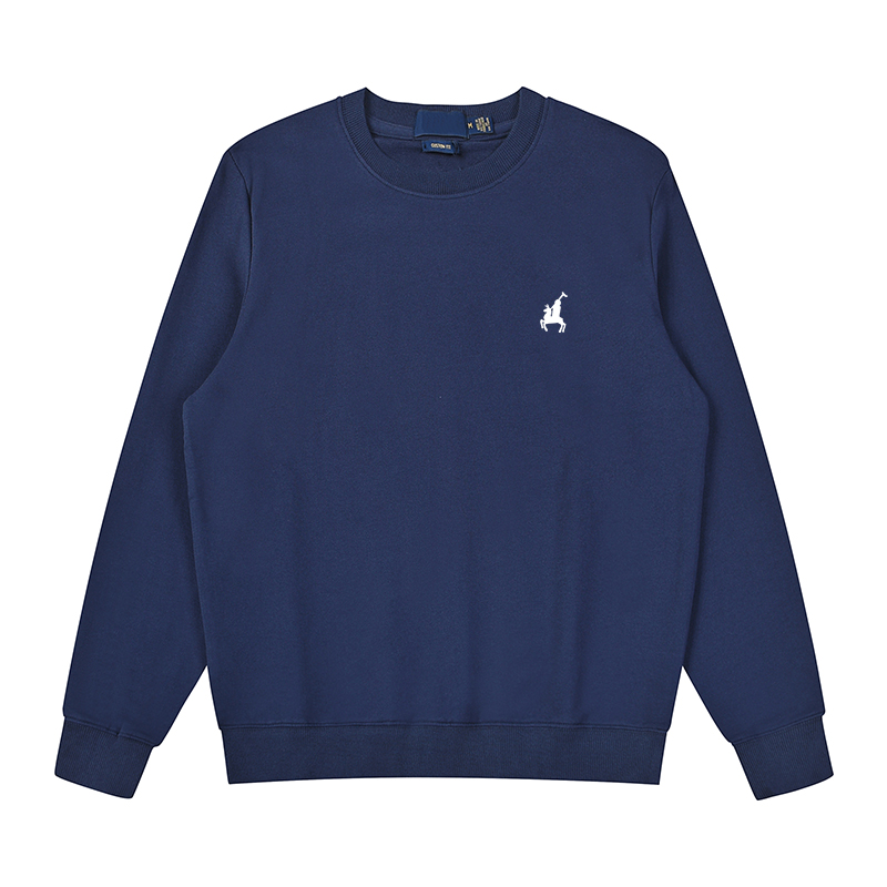 

Mens o-neck Sweater long sleeve hoodies autumn winter casual sport knit cotton small horse polo sweater, 11