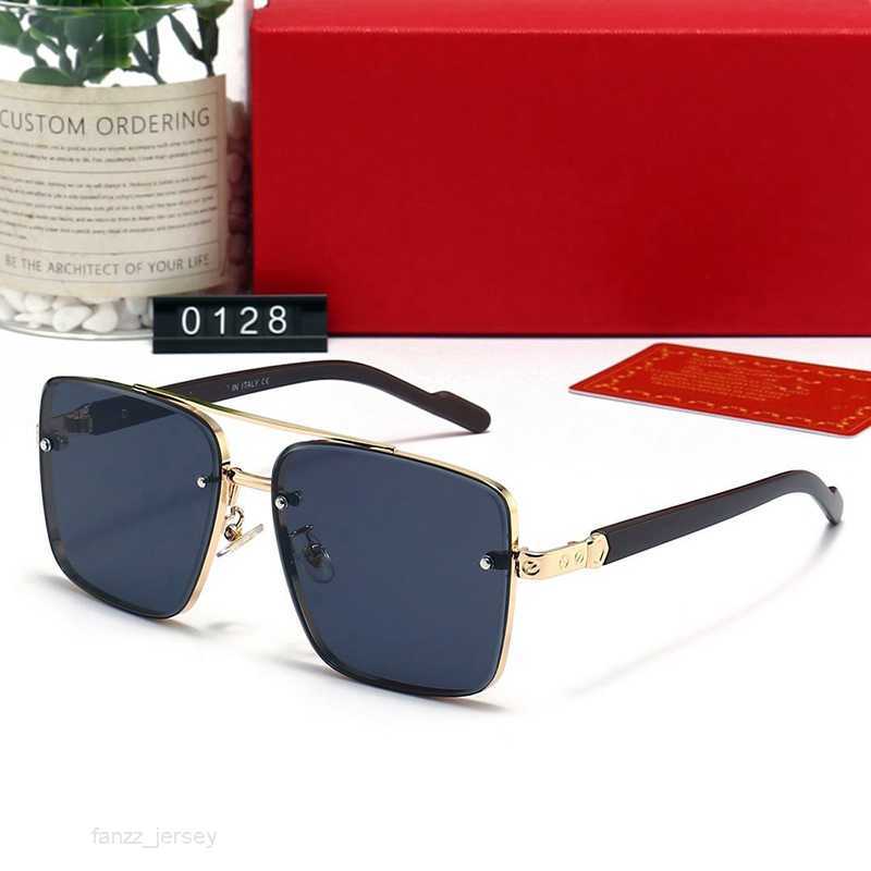 

Pilot Sunglasses mens women Designer Glasses Antireflection Fashion Mirror letter print eyeglasses big Square Eyewear Retro Classic Chain good