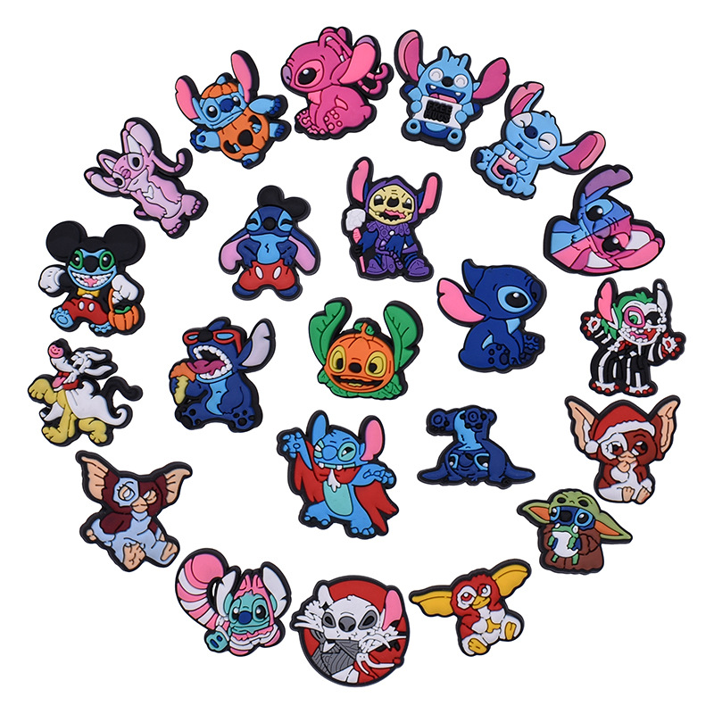 

Anime charms wholesale childhood memories baby popular elf funny gift cartoon charms shoe accessories pvc decoration buckle soft rubber clog charms fast ship, Equally mixed colors
