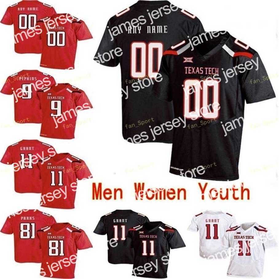 

American College Football Wear Thr NCAA College Jerseys Texas Tech 13 Cameron Batson 14 Dylan Cantrell 16 Caleb Griffin 16 Nic Shimonek 81 Dave Parks Custom Football, As