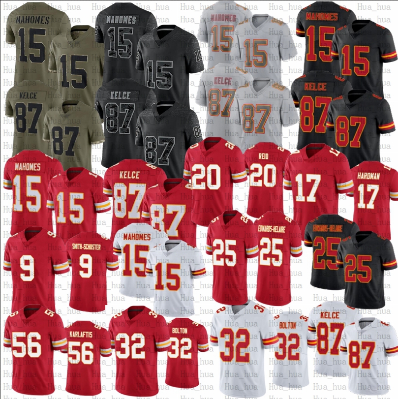 

Patrick Mahomes Chiefes Football Jerseys Kadarius Toney Travis Kelce JuJu Karlaftis Nick Bolton Clark Hardman Chris Jones Isiah Pacheco jersey, Men