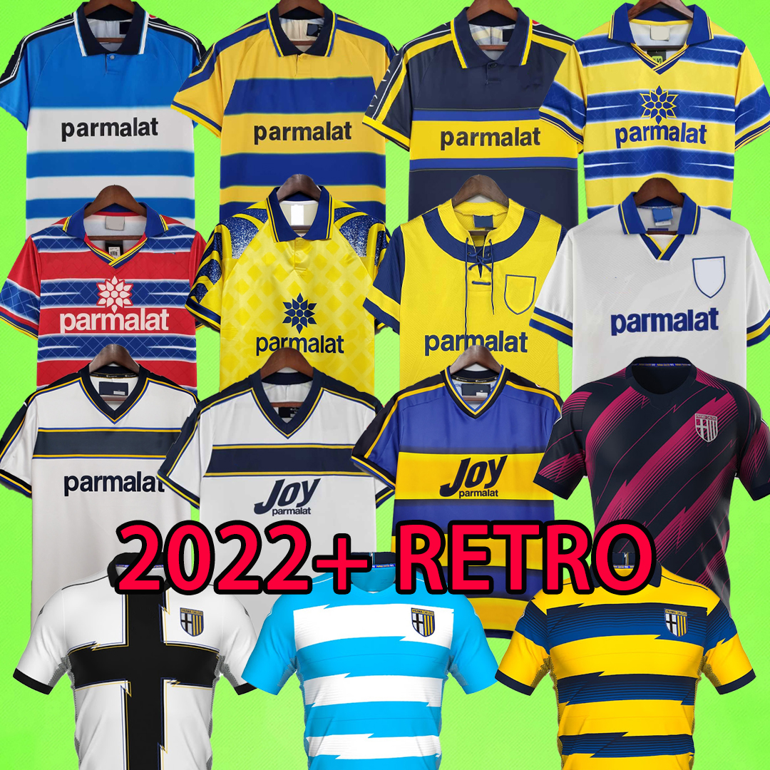 

2022 2023 Parma soccer jerseys 22 23 BUFFON Vintage football shirt retro 1993 1995 1997 1998 1999 2000 2001 2002 2003 CRESPO BAGGIO VERON NAKATA ADRIANO long sleeve