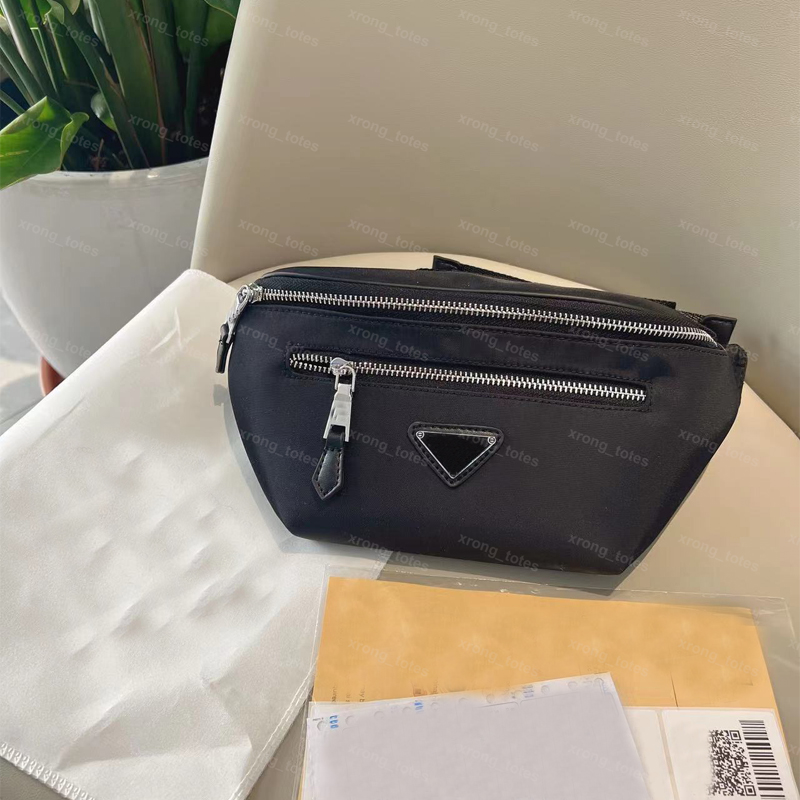 

Black Designer Fanny Pack Waist Bag Nylon Fannypack Women Mens Packs Bumbag Shoulder Belt Bags P Men Womens Bum Bag Chest Bumbag, 28*15cm