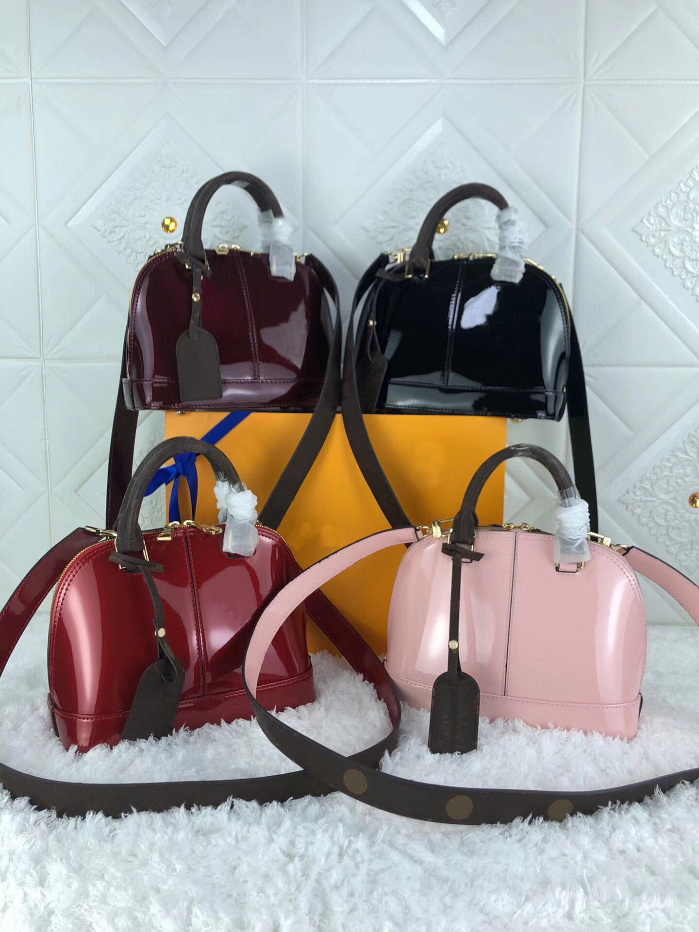 

Classic Designer Women's Bag Brand Luxury Backpack 5 Color Fashion Letter Handbag AAAHH54785, 54785/burgundy