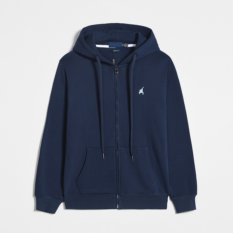 

Mens hoodies polo zipper cardigan hooded embroidery oversized outwear coat jacket long sleeve pony Top, 07