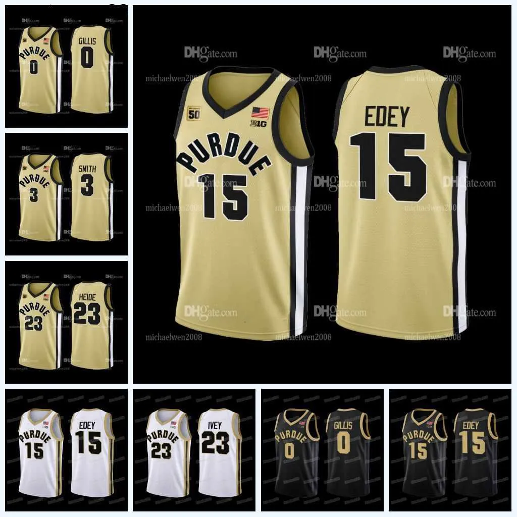 

CUSTOM Custom Purdue Boilermakers 2022-23 Swanigan patch College Basketball Jersey Braden Smith Zach Edey Jaden Ivey Trevion Williams Mason, White