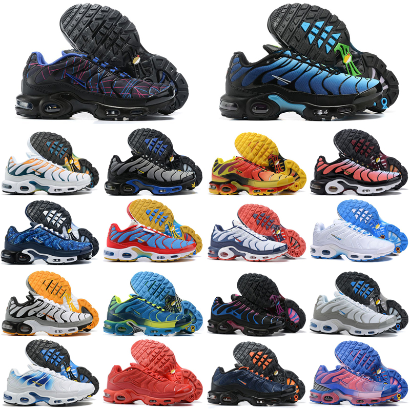 Tn Plus Chaussures De Course Femmes Triple Blanc Noir Rouge Hyper Bleu Oreo Plus 3 Tennis Hommes Baskets Sport Baskets Taille 40-46