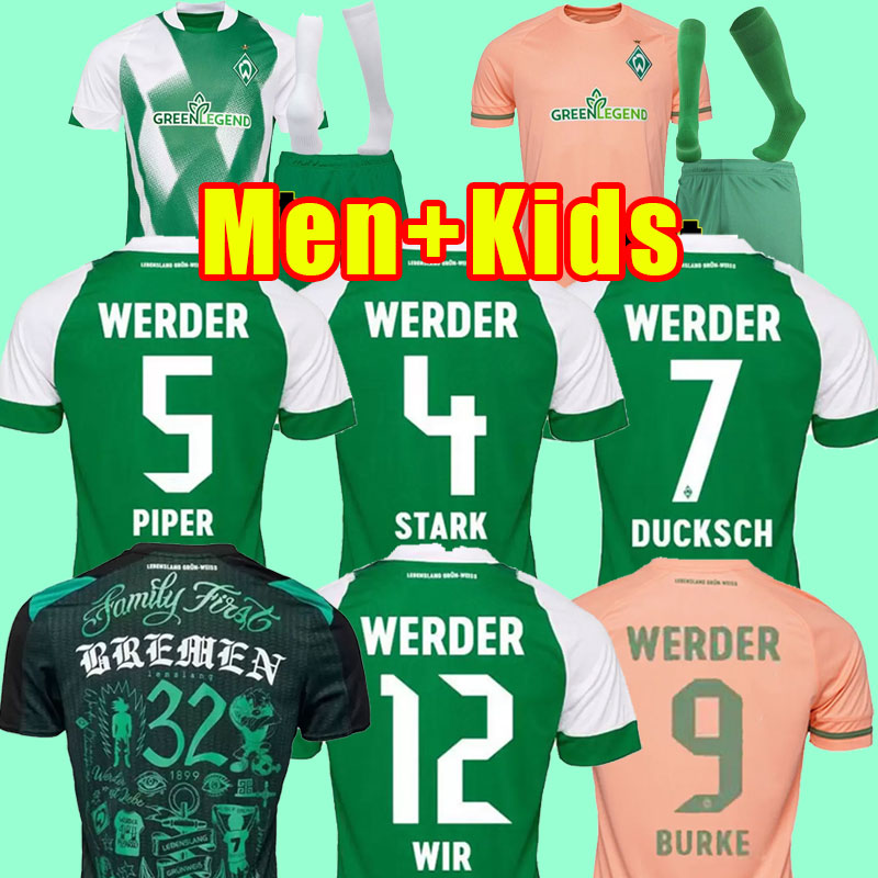 

2022 2023 Werder Bremen SPECIAL Soccer Jerseys Marvin Ducksch Leonardo Bittencourt BLACK GREEN 22 23 FRIEDL PIEPER FOOTBALL SHIRTS men kids full kits home away