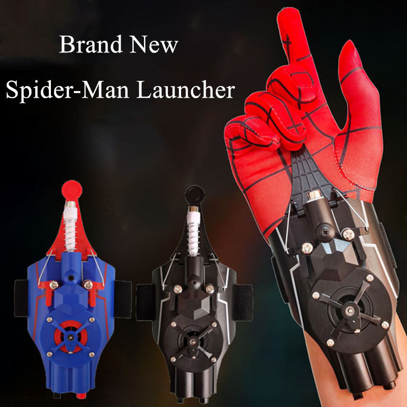 

Action Toy Figures Web Shooters Wrist er Peter Parker Cosplay Accessories Props For Kids Creative Gifts 230104, Electric-03