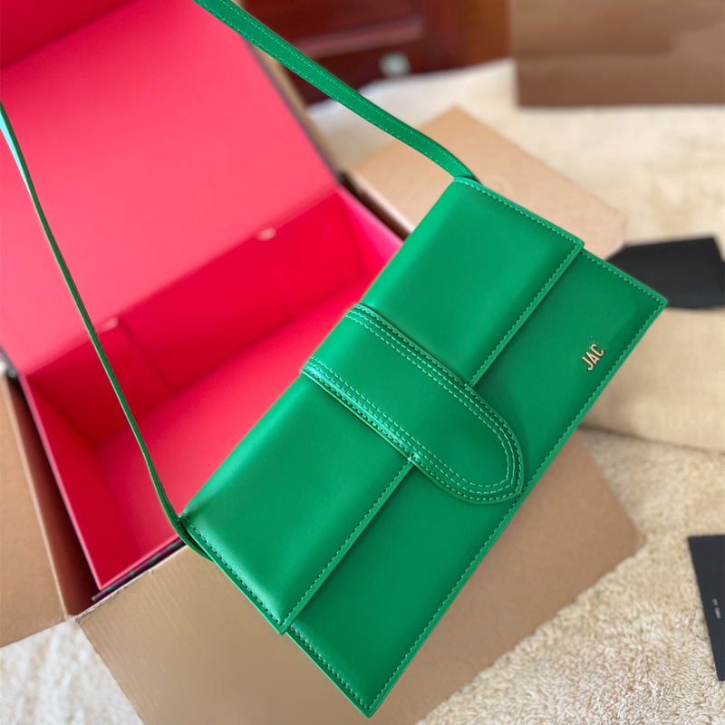 

Women Designer Shoulder Bag Le Bambino Long Purse Jac Womens Designers Handbag Woman Handbags under shoulder Jacq Bags Sac Clutch 0106, Pink