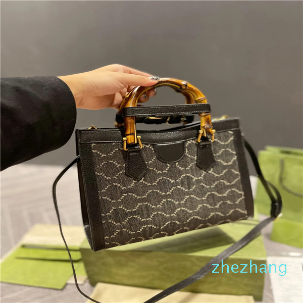 

Luxury Handbag Designer Diana Bamboo bag Women Classic Vintage Letter Plaid Pattern Handbags Versatile Fashion Shopping Bag Casual Shoulder Crossbody Bags 27CM, Customize