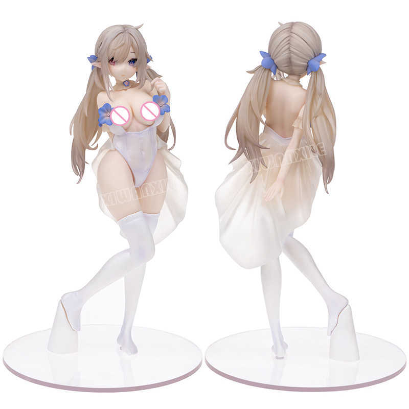 

Action Toy Figures 25cm Bfull FOTS JAPAN Pure White Erof Sexy Anime Figure Pure White Erof Sexy Girl Action Figure Adult Collection Model Doll Toys T230105, 18cm no retail box