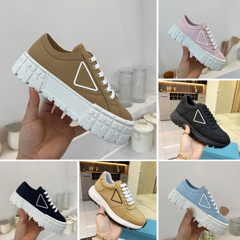 

Womens Nylon Low Tops Gabardine Sneakers Lady Fashion Casual Shoes Triple Black White Canvas Platform Sneaker Women Party Leisure Trainer 35-40, Color 7