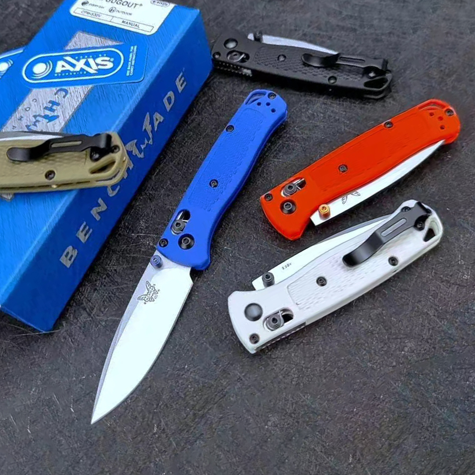 

Benchmade 533 Mini Bugout AXIS Folding Knife 2.82" S30V Satin Plain Blade Pocket Knife Tactical BM 533 BM 535 Mini Version BM615 BM430 BM15080 BM4850 BM15031