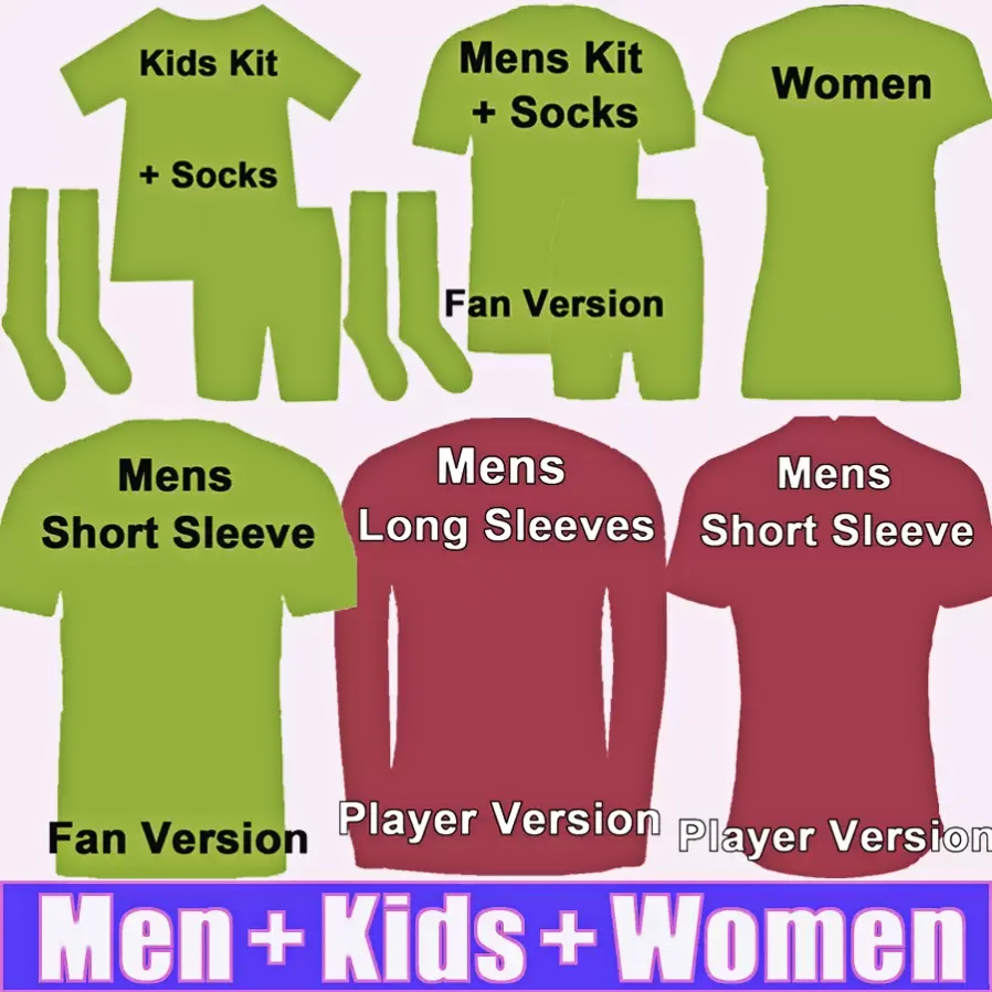 

Link for Ordering Any Club and National Soccer Jerseys Mens Womens and Kids Kit Long Short Sleeve Football Shirts Pleaase contact us before making your order, 6 - short sleeves palyer