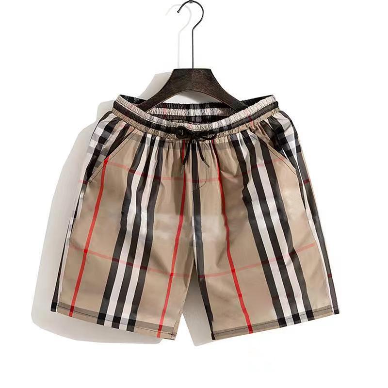 

Designer Summer Mens Shorts Striped shorts are elegant swim short Casual Sports Gym Quick Drying Man Beach Pants Black and White Asian