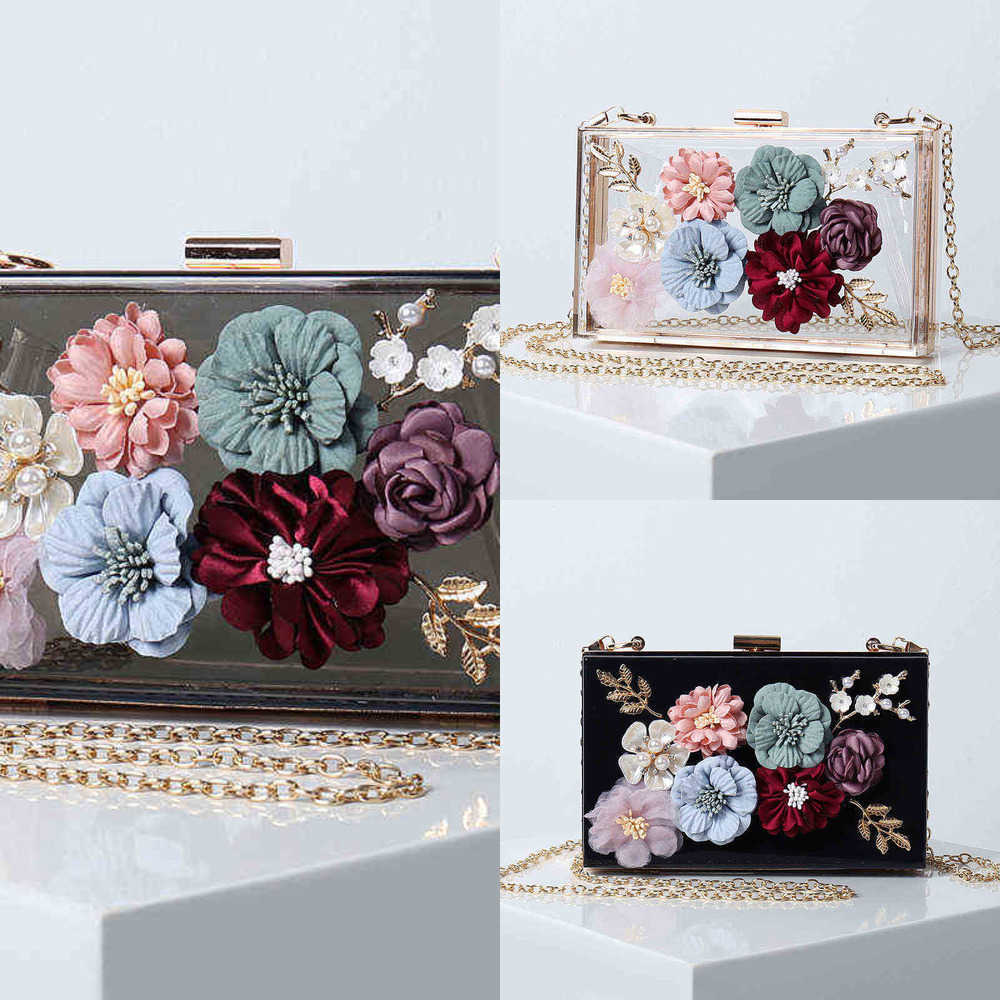 

nxy evening bags crossbody for women luxury quality transparent handbag clutch clear acrylic designer ladies purse 220510, Gray