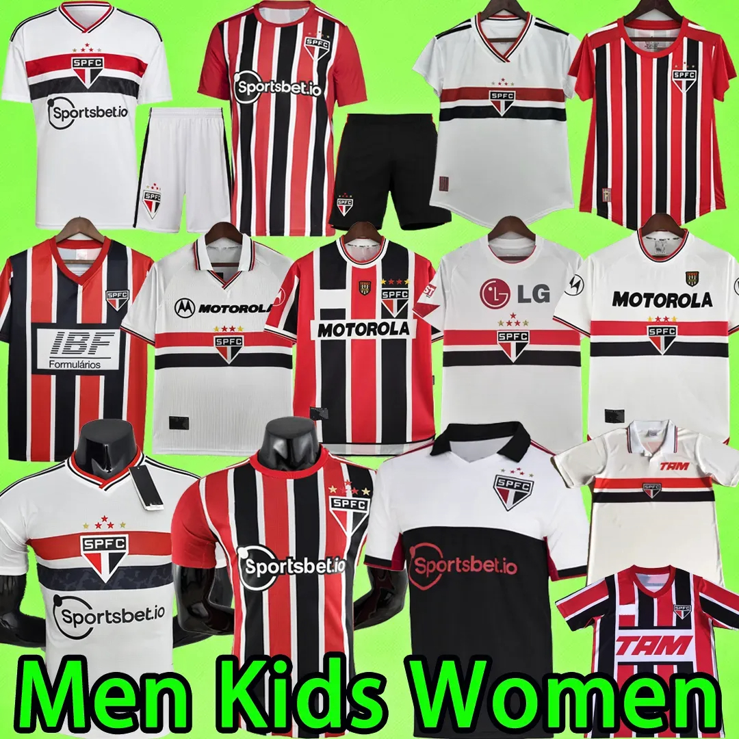 

22 23 Sao Paulo soccer jerseys Men Kit Women Kids 2022 2023 CALLERI LUCIANO EDER ALISSON PATRICK NIKAO REINALDO football shirt player version retro 1991 1993 1994 2000, Women 22/234