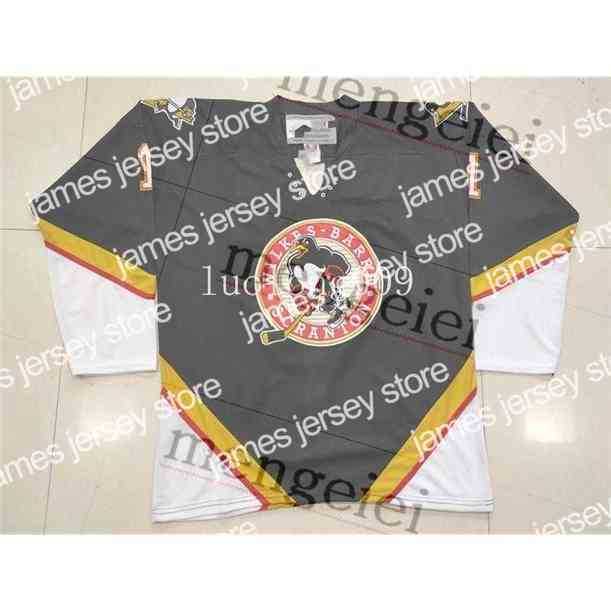 

College Hockey Wears Thr Customize Wilkes Barre Scranton Penguins 1 FROM DWIGHT Hockey Jersey Embroidery Stitched any number and name Jerseys, White