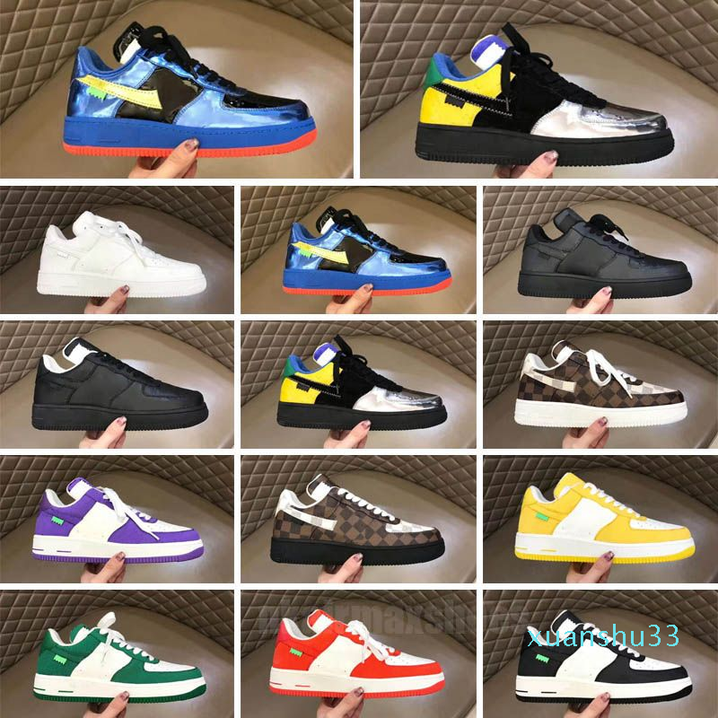 

2023 Men Casual Shoes men OG Sneakers Sail University Gold PRM Game Royal Cactus Mans Trainers Sports Low Skateboard One White Sneaker size, Color 1