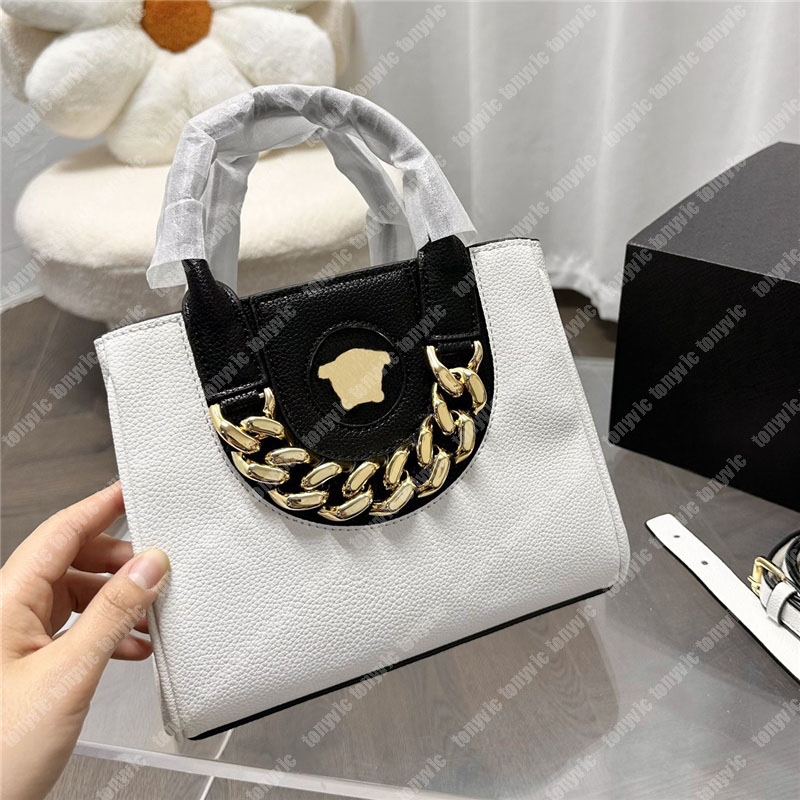 

Womens Designer Handbags Luxury Handbag Fashion Designers Shoulder Bags Brand Classic Buckle LA MEDUSA Gold Chain Cross Body Bag Purse, V1