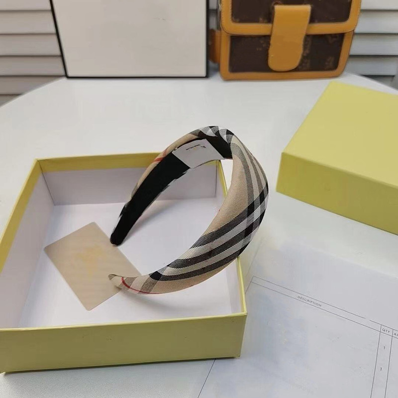 

2022 Fashion letter headbands bur brand for womens Party Outdoor sports Lovers gift hair jewelry stripe women headband no box