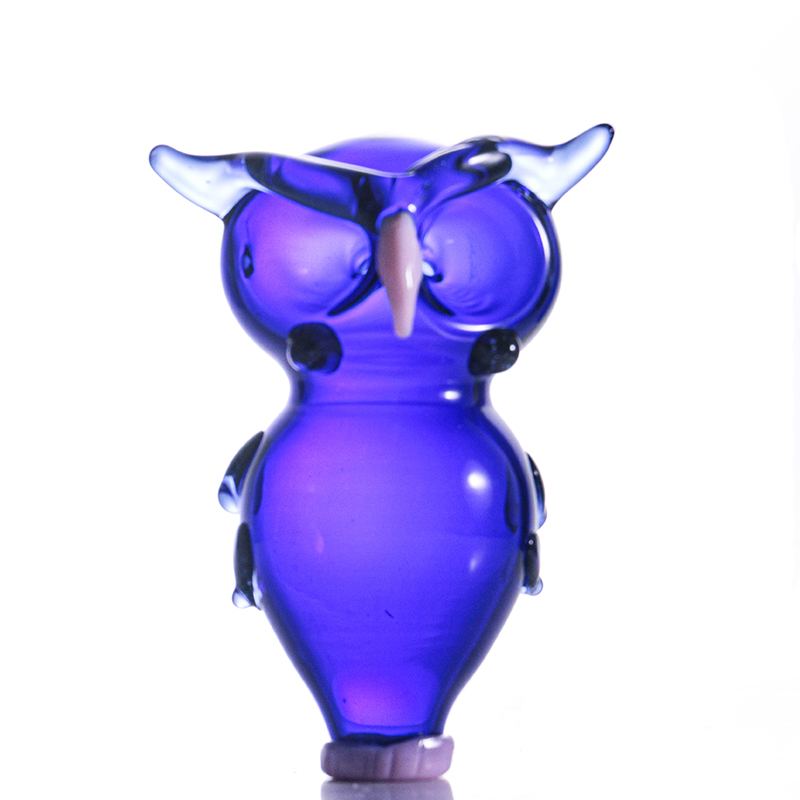 

glass pipes owl style 11cm dab straw bubbler Oil Burner pipe tube for hookahs rigs water bongs