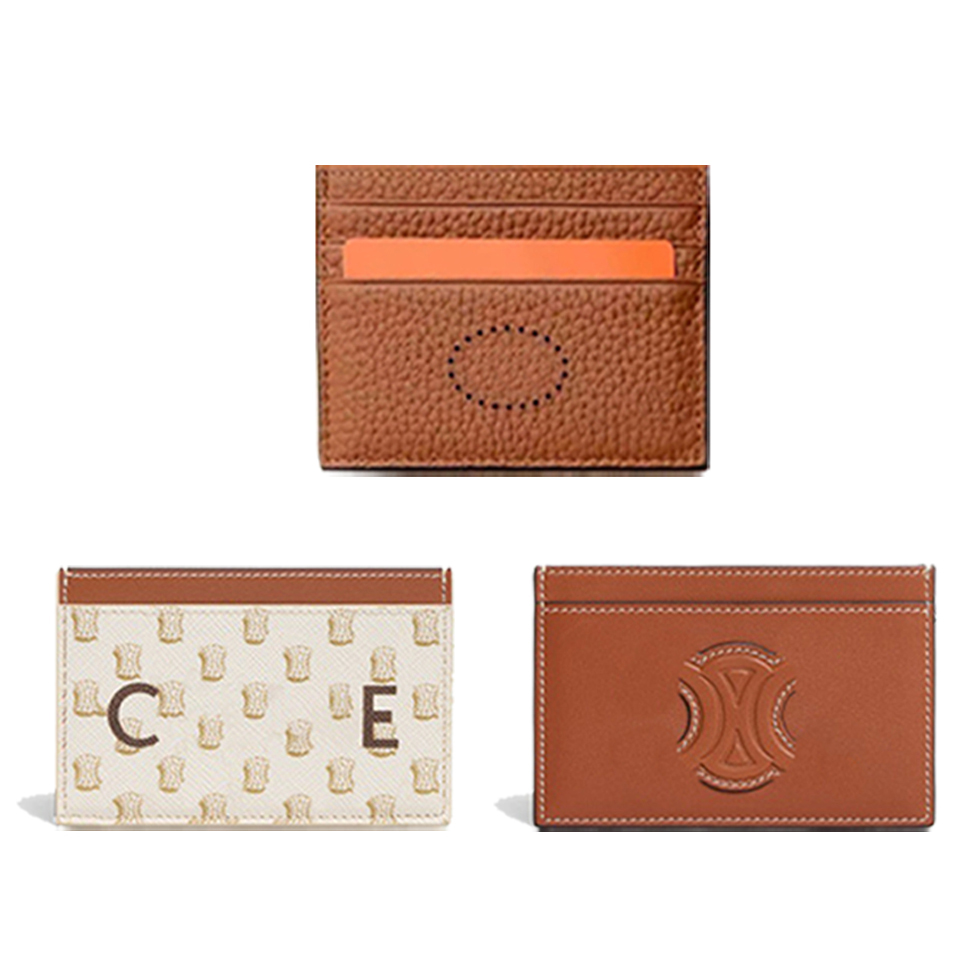 

Card Holder fashion Hermee CL with box s wallets Coin Purses famous Luxurys designer Women Men wallet Genuine Leather case key pouch keychain handbag wristlets bags, He-pink