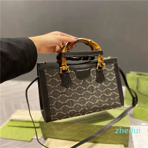 

Luxury Handbag Designer Diana Bamboo bag Women Classic Vintage Letter Plaid Pattern Handbags Versatile Fashion Shopping Bag Casual Shoulder Crossbody Bags 27CM, Customize