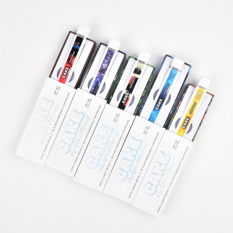 

CRYO CAKE BAR Disposable Vapes Pen CURED E Cigarette Rechargeable Empty 1.0ML Pods Vaporizer Pod Carts Kits 350mah