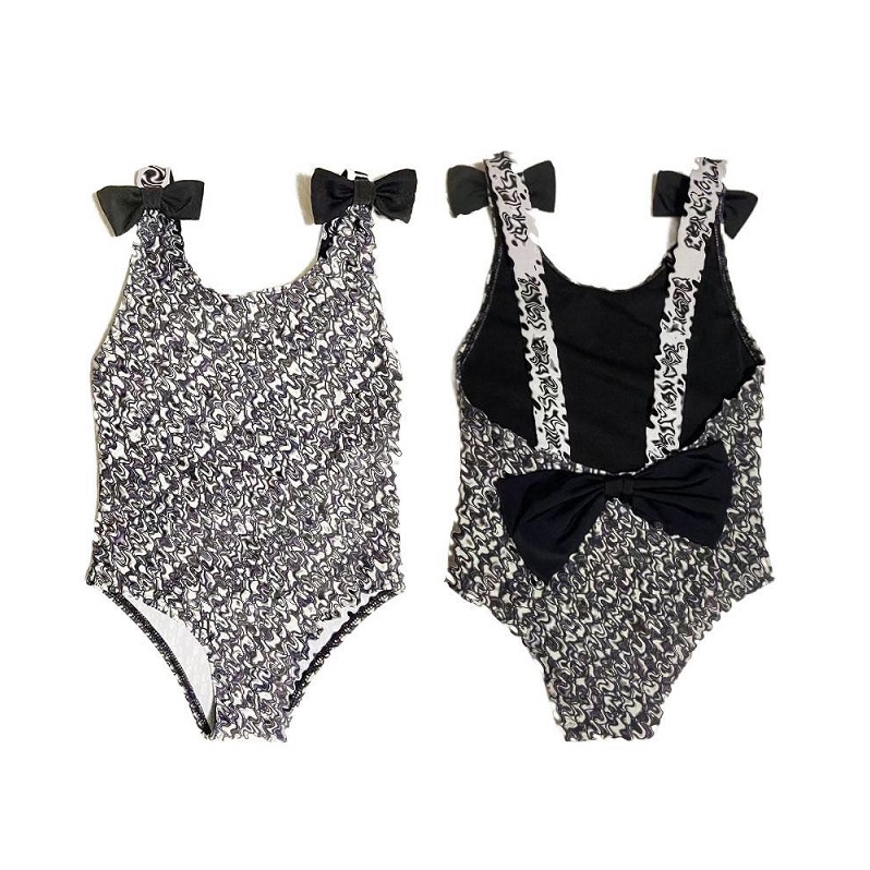 

Textile Cute Kid Swimwear Hipster High-Quality Boy's Girl's Designer One-pieces Swimsuit Outdoor Children Wear Plus Size Bathing Suit 90-140cm, As picture