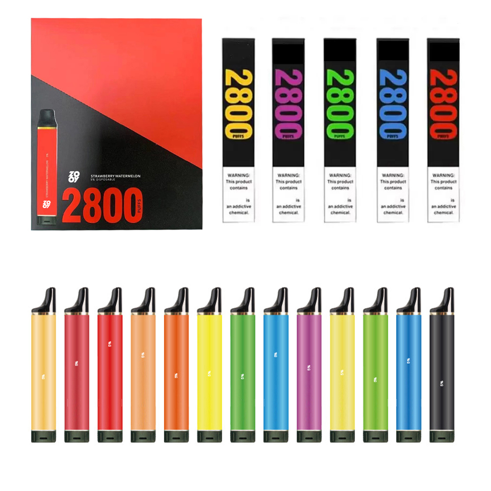 

original zooy flex 2800 puffs e cigarette disposables vapes disposable puff 2800 bar 850mah battery 12ml 50mg prefilled e liquid vape pen desechables pods cart vaper