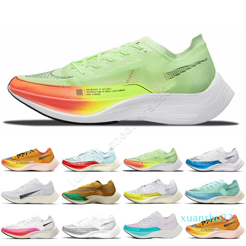 

Running Shoes Runners Sneakers Dark Smoke Grey Tempo Fly Knit Hyper Crimson White Black Watermelon Blue Ribbon New Zoomx Next%, Color 4