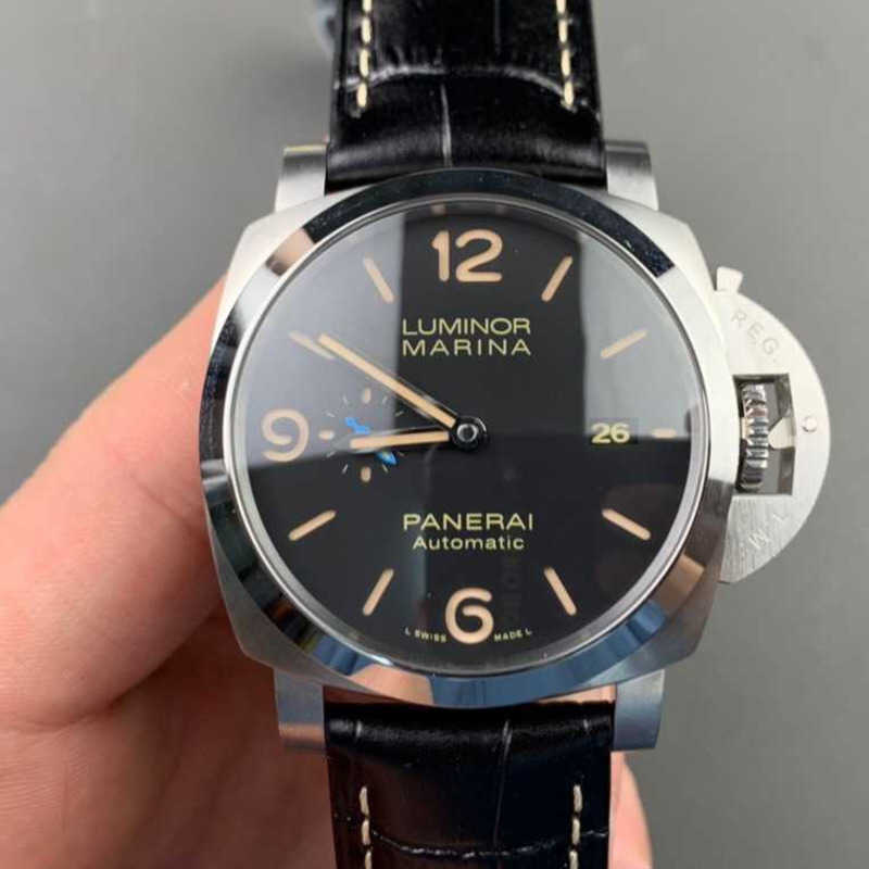 

Luxury Sports Designer Watches for Mens Paneraiss Automatic Mechanical Movement Sapphire Mirror Size 47mm Cowhide Watchband5TVU