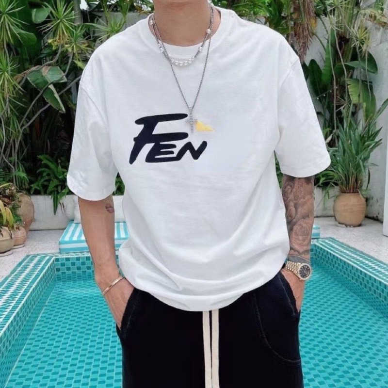 

Summer short sleeve t shirt mens sweatshirt classic letter printed T-shirt fd designer tshirt men women cotton tshirts fashion pullover shirts 4xl 5xl, Pattern three white