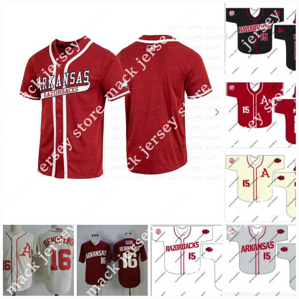 

45 Kevin Kopps Arkansas NCAA College Baseball Jersey Robert Moore Zack Morris Trevor Ezell Andrew Stanley Casey Opitz Gregory Jacob Nesbit, As pic