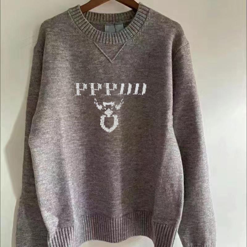 Designer Casual Sweater women jumper Embroidery Print sweater Knitted classic Knitwear Autumn winter keep warm jumpers mens design pullover Knitt-image-837287708